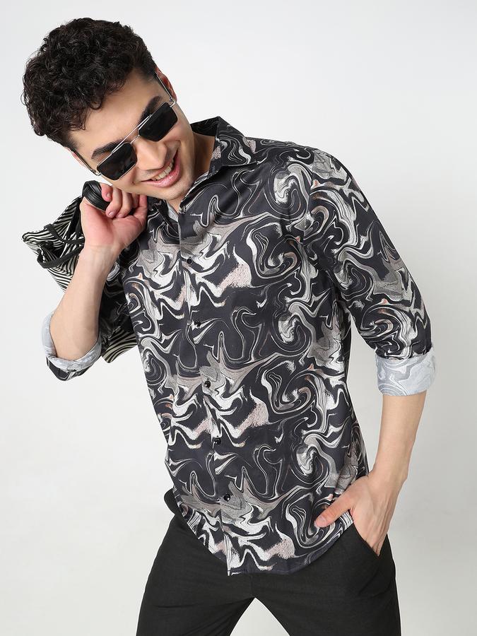 Mens Casual Long Sleeves shirt-Regular Fit