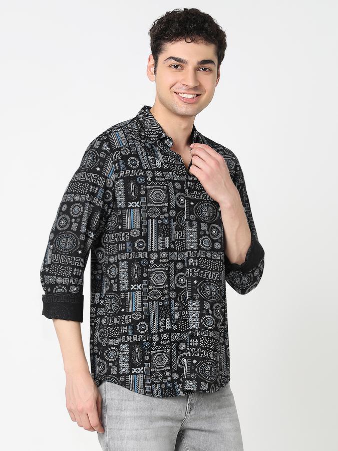 Mens Casual Long Sleeves shirt-SLIM FIT image number 2