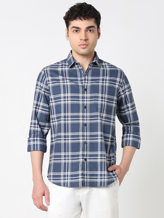 Mens Casual Long Sleeves shirt-Regular Fit image number 1