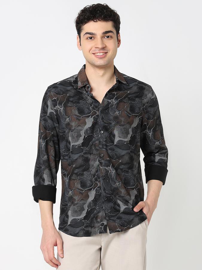 Mens Casual Long Sleeves shirt-SLIM FIT image number 1