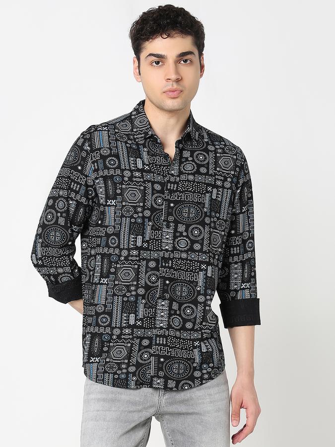 Mens Casual Long Sleeves shirt-SLIM FIT image number 1