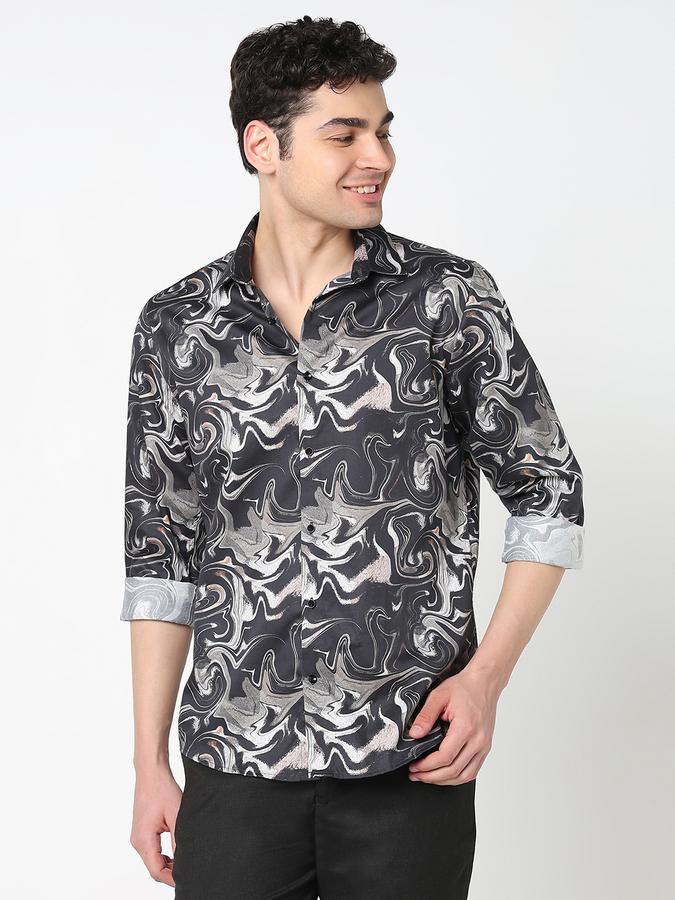 Mens Casual Long Sleeves shirt-Regular Fit image number 1