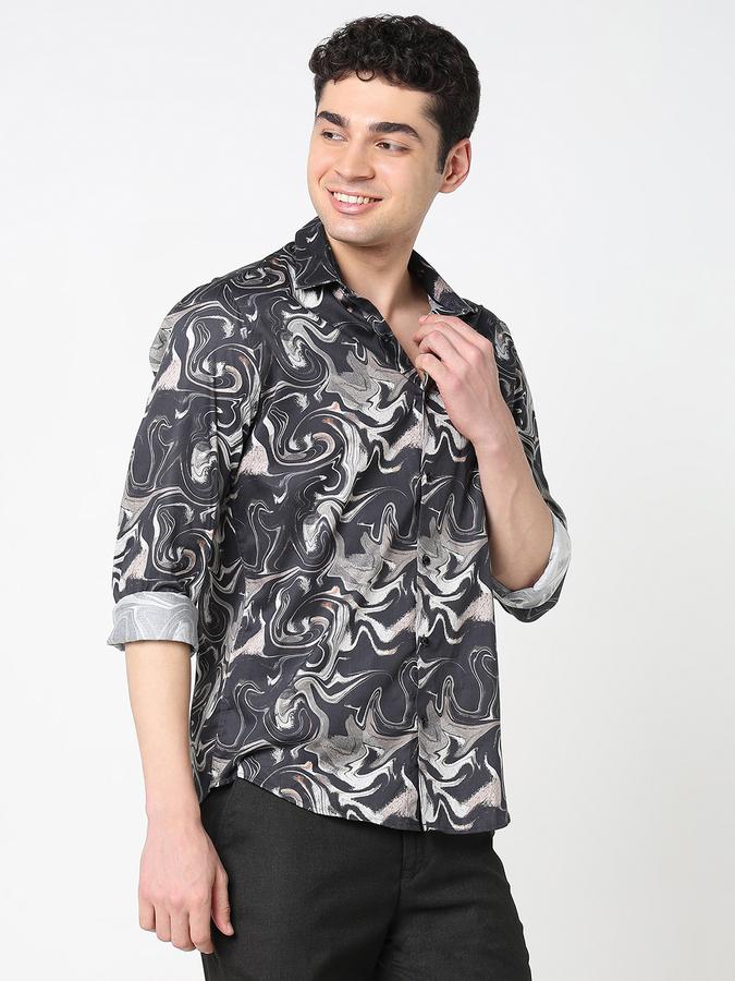 Mens Casual Long Sleeves shirt-Regular Fit image number 3