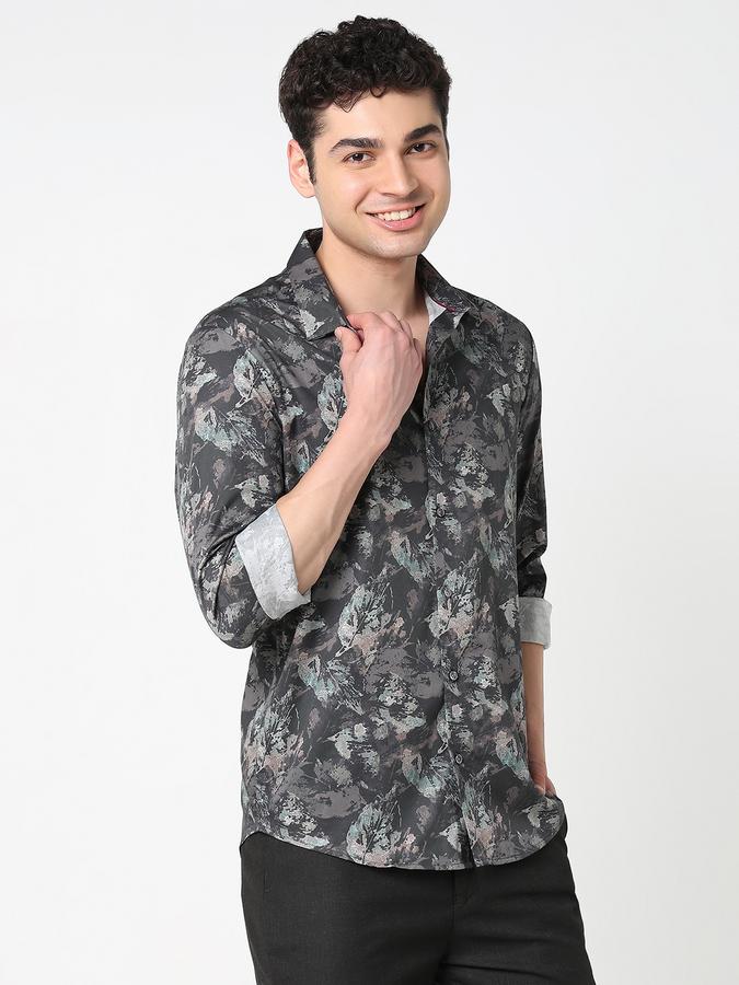 Mens Casual Long Sleeves shirt-Regular Fit image number 3