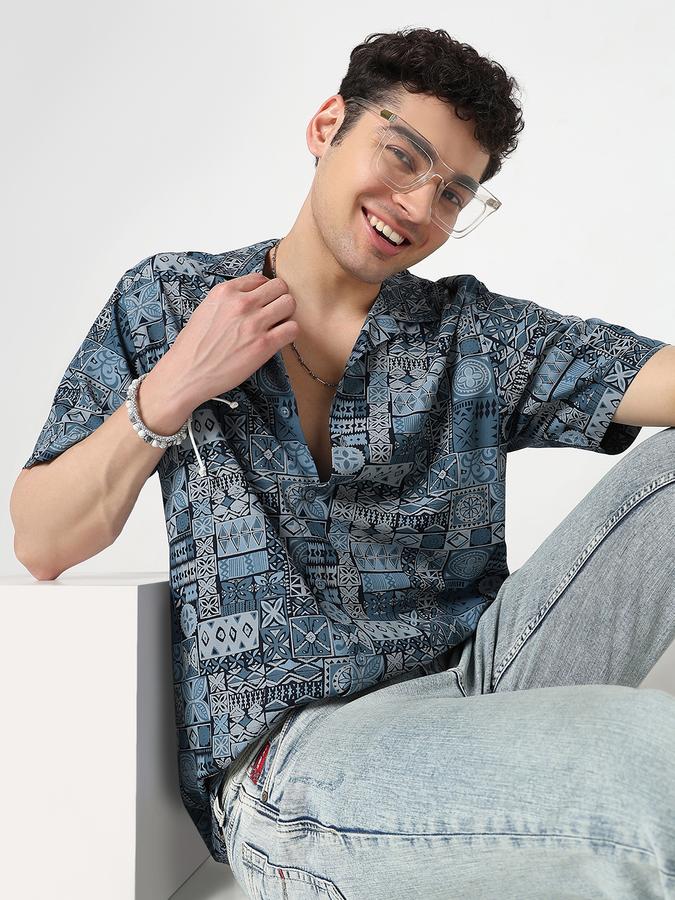 Mens Casual Short Sleeves shirt-Regular Fit