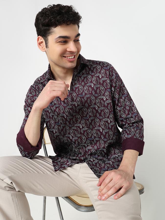 R&B Men Printed Casual Shirt