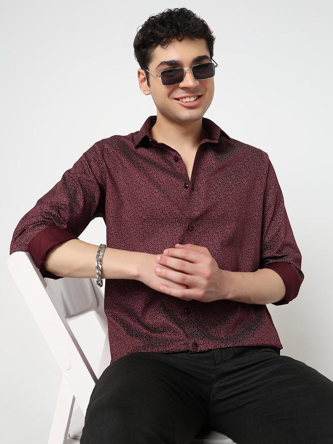 R&B Men Printed Casual Shirt data-index=