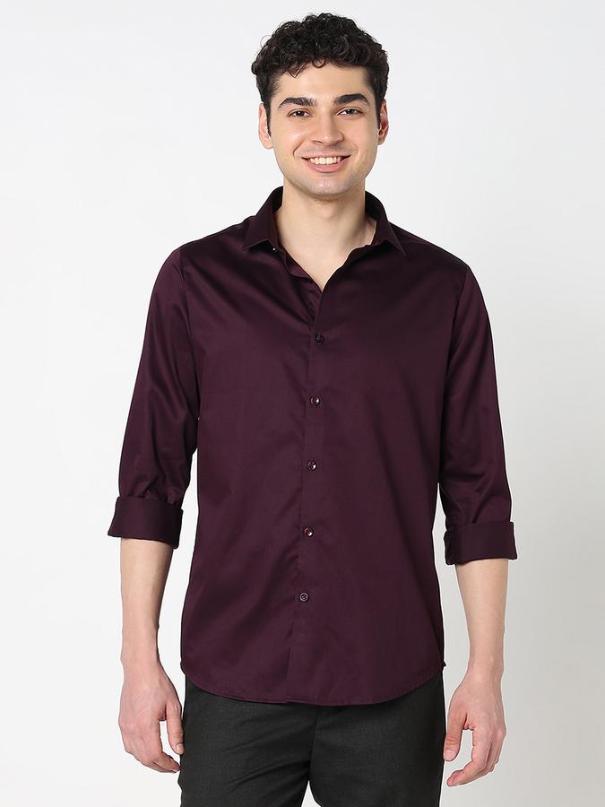 R&B Men Solid Casual Shirt data-index=
