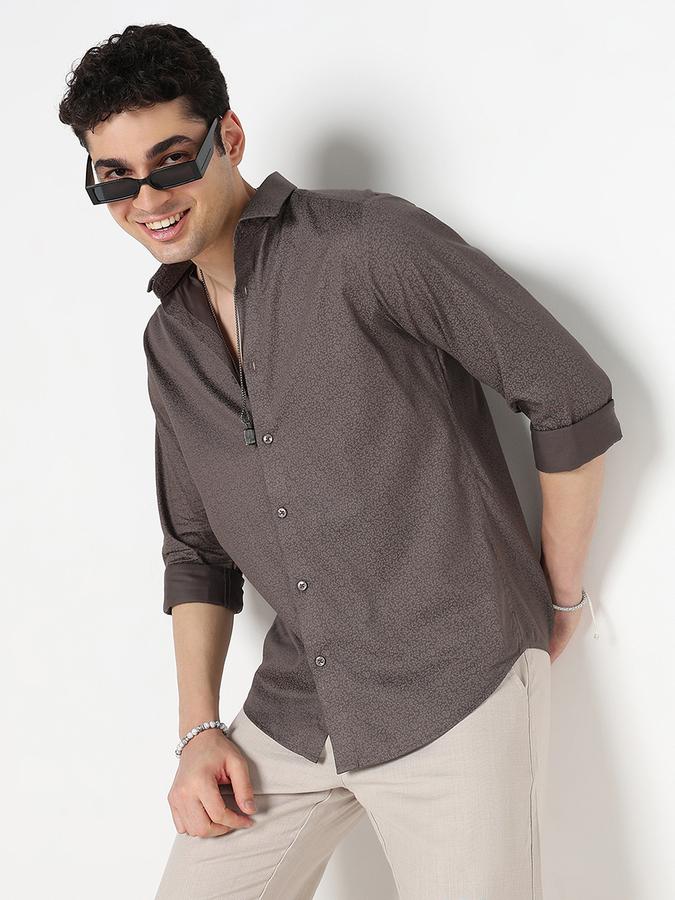 R&B Men Printed Casual Shirt data-index=