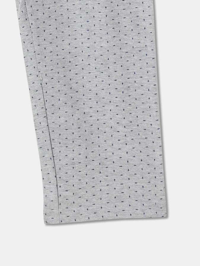 Men Cotton Relaxed Fit Drawstring Waist Open Hem Trackpants