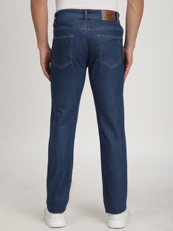 Men Polycotton Regular Fit Mid Rise Clean Look Jeans