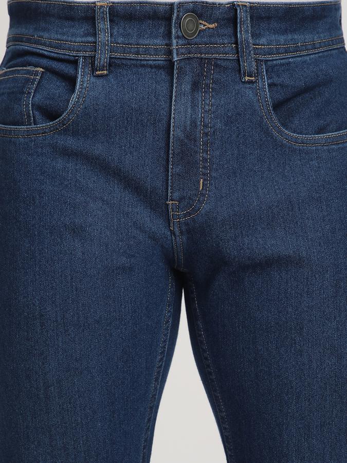 Men Polycotton Regular Fit Mid Rise Clean Look Jeans