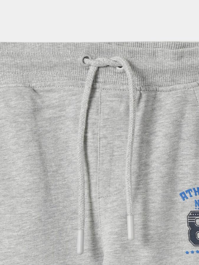 Boys Relaxed Fit Drawstring Graphic Cuffed Jogger